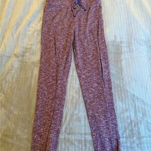 GymShark Maroon Knit Leggings